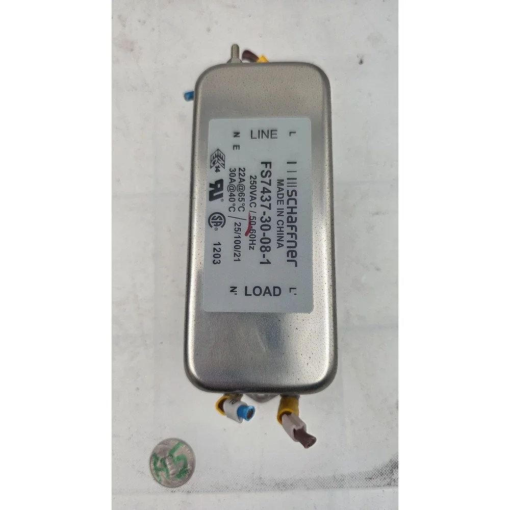 Original SCHaffner filter FS7437-30-08-1 250V 22A 30A DC-filter connector